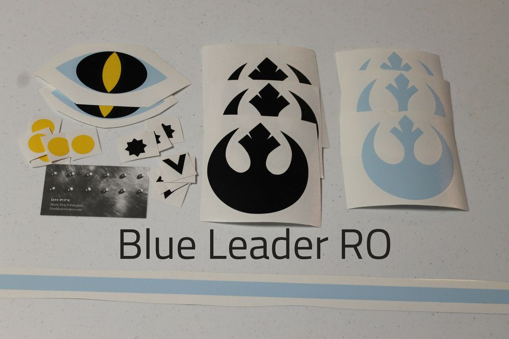 X Wing Helmet Decals
